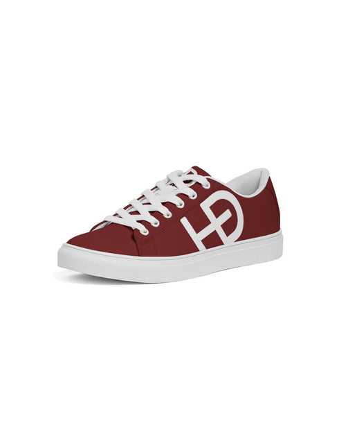 HEED NYC Men's Classic Red Wine Vegan Leather Sneaker